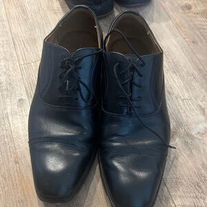 Florsheim Black Leather Oxford Shoes